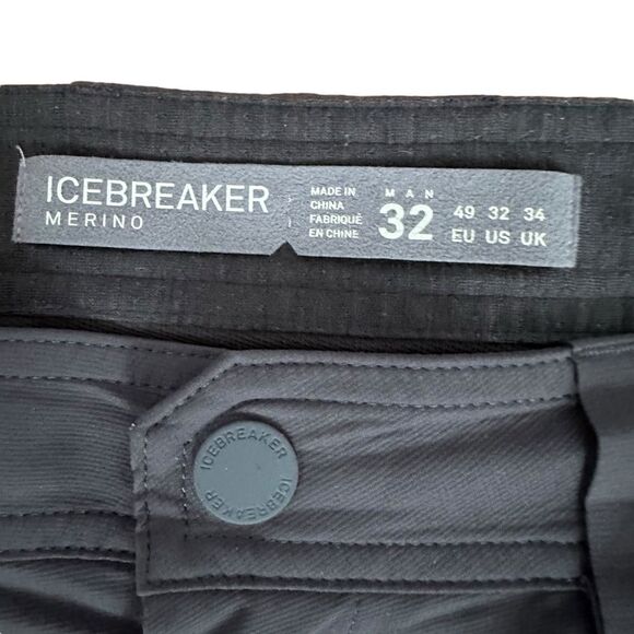 Icebreaker Men’s Elevation Stretch Pants Gray Size 32 - Picture 5 of 7